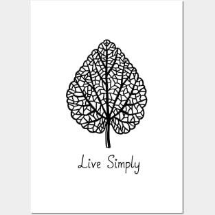 Live Simply Posters and Art